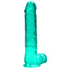 Real Rock Crystal Gode Crystal Clear 19 x 4.5cm Vert